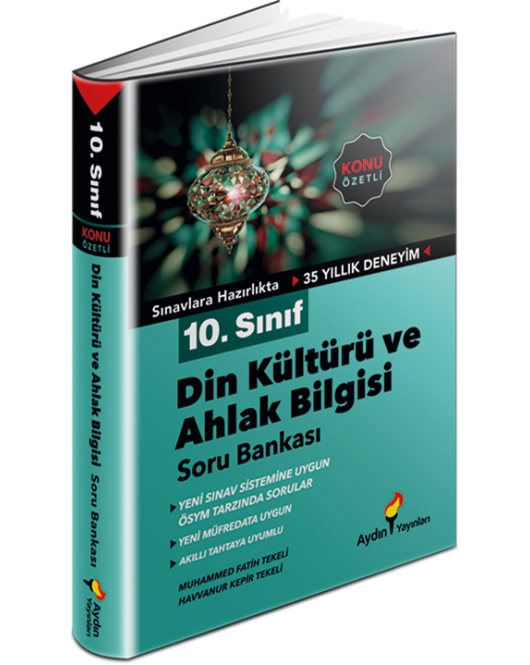 Aydın Yayınları 10. Sınıf Din Kültürü Ve Ahlak Bilgisi Konu Özetli Soru Bankası