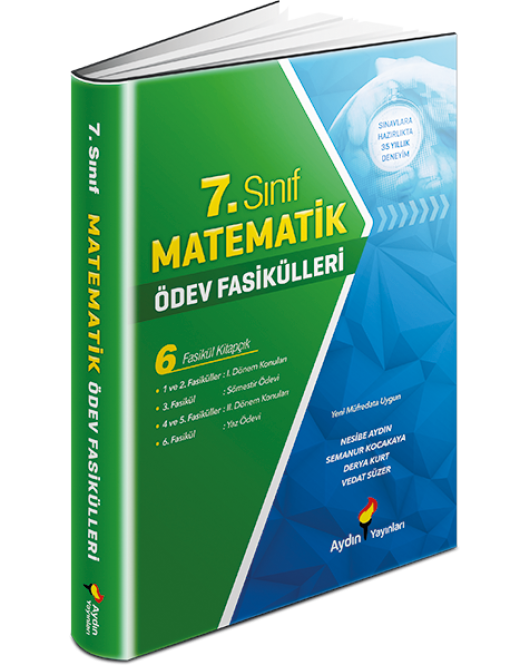 Aydın Yayınları Ortaokul 7 Matematik Ödev Fasikülleri