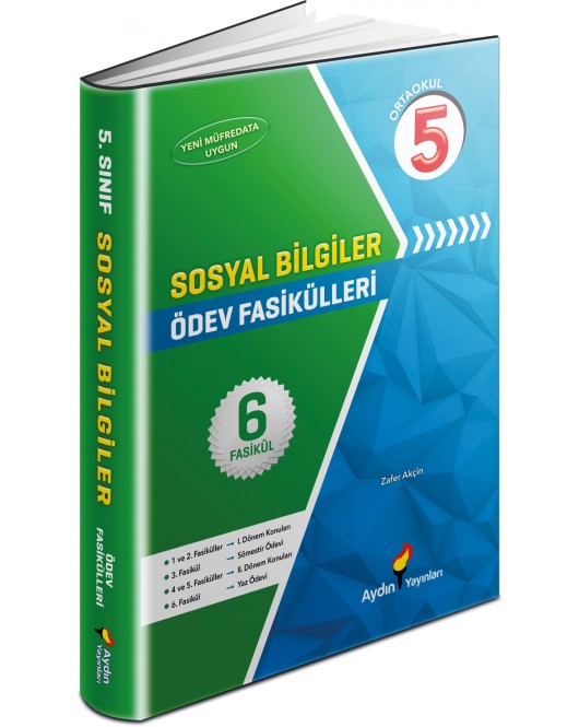 Aydın Yayınları 5. Sınıf Sosyal Bilgiler Ödev Fasikülleri